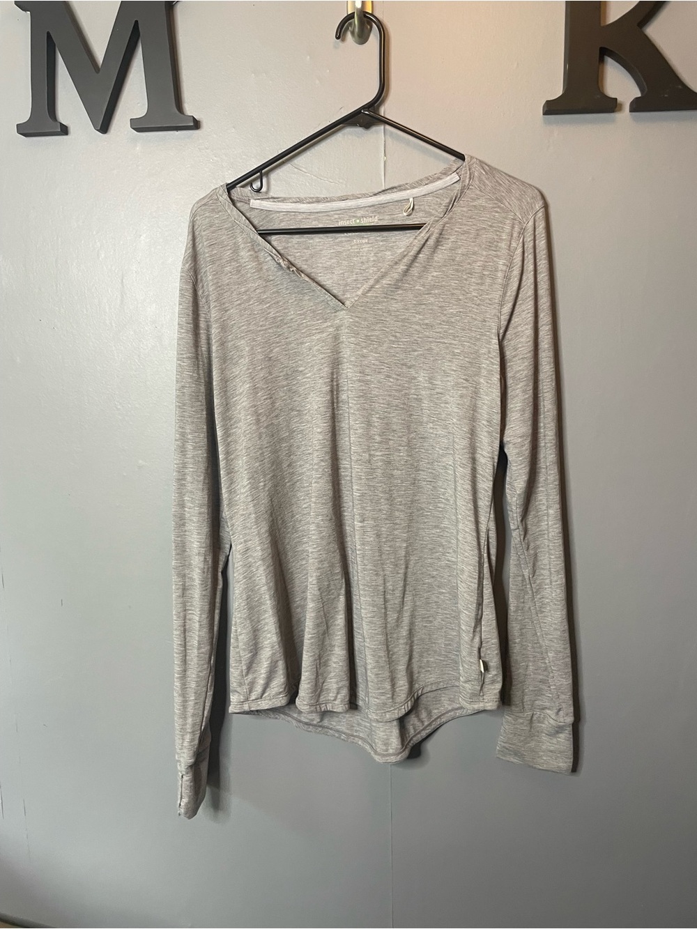 Toad&Co Insect Shield Long Sleeve Shirt Gray Large